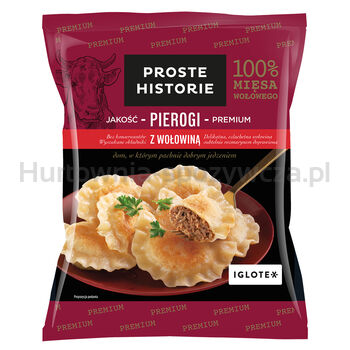 Proste Historie Pierogi Z Wołowiną Premium 400G