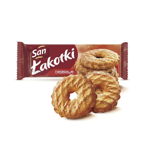 Ciastka Łakotki SAN, 168 g, z cukrem