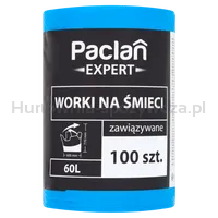 Paclan Expert Worki Na Śmieci Wiązane 60L 100 Szt.