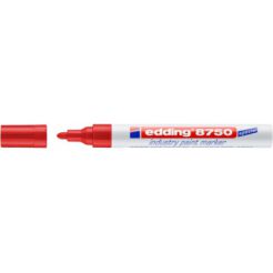 Marker Olejowy Przemysłowy E-8750 Edding, 2-4Mm, Czerwony