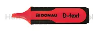 Donau Zakreślacz fluorescencyjny D-Text, 1-5mm (linia), czerwony  - 2