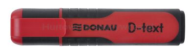 Donau Zakreślacz fluorescencyjny D-Text, 1-5mm (linia), czerwony 