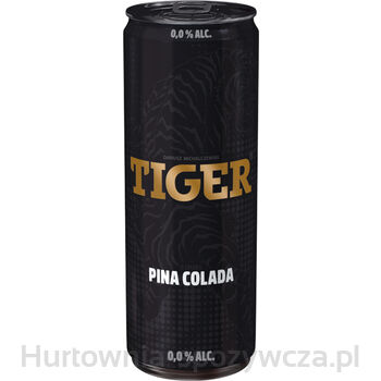 Tiger Pina Colada Gazowany Bezalkoholowy Napój Owocowy 250 Ml