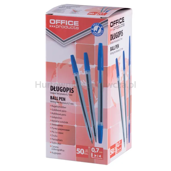 Office Products Długopis, 1,0Mm, Niebieski 