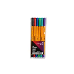 Rystor Cienkopis RC-04 6sztuk etui
