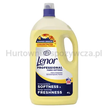 Lenor Professional Summer Breeze Płyn Do Płukania Tkanin 4L