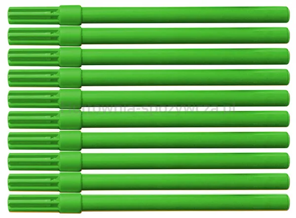 Office Products Flamaster Biurowy  10Szt., Zielony 