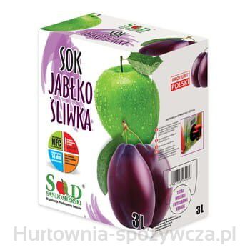 Sok Jabłko-Śliwka 3L Sad Sandomierski