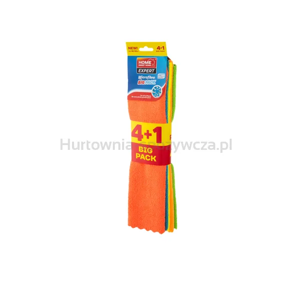 Hsh Ściereczki Z Mikrofibry Xxl 4+1 Szt Gratis