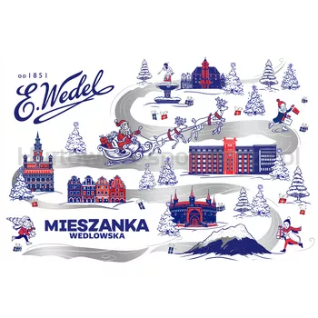 E.Wedel Kalendarz adwentowy mieszanka wedlowska 360g