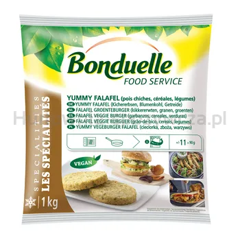 Bonduelle Yummy Vegeburger Falafel na bazie warzyw i zbóż 1000 g