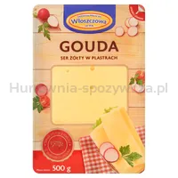 Włoszczowa Ser Gouda Plastry 500 G 