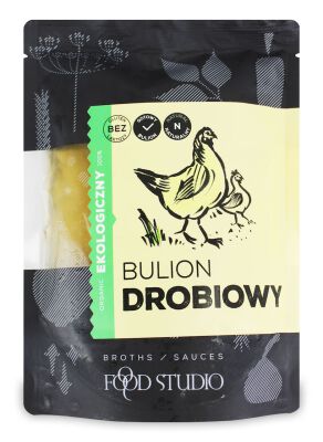 Bulion Drobiowy W Płynie Bezglutenowy Bio 350 Ml - Food Studio [BIO]