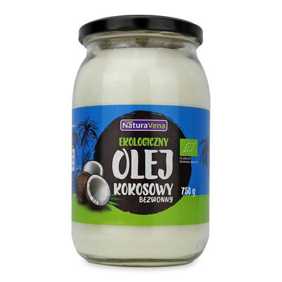 Olej Kokosowy Bezwonny Bio 830 Ml - Naturavena [BIO]