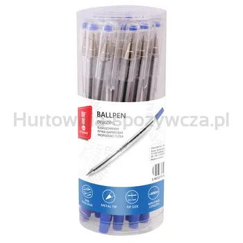 Memobe Długopis biurowy 0,7mm niebieski tuba 20 szt