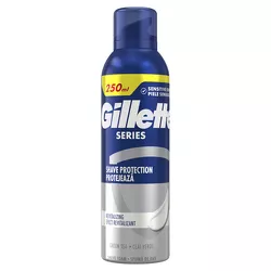 Gillette Series Rewitalizująca pianka do golenia z zieloną herbatą, 250 ml
