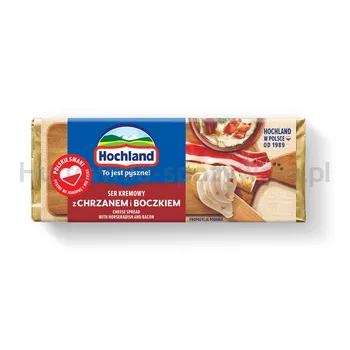 Hochland Ser kremowy z chrzanem i boczkiem 90g