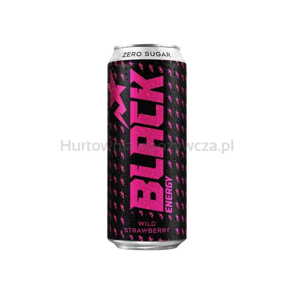 Black Energy Zero Sugar Wild Strawberry Flavour 500 ml