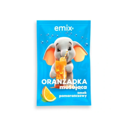 Oranżadka musująca smak pomarańczowy emix 16g