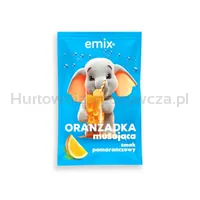 Oranżadka musująca smak pomarańczowy emix 16g