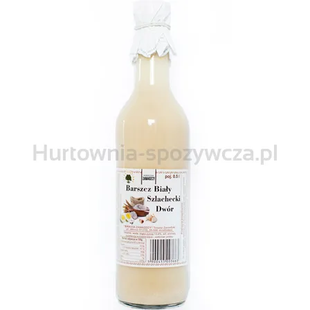 Koncentrat Barszcz Biały Szlachecki Dwór 500 Ml Bracia Zawadzcy