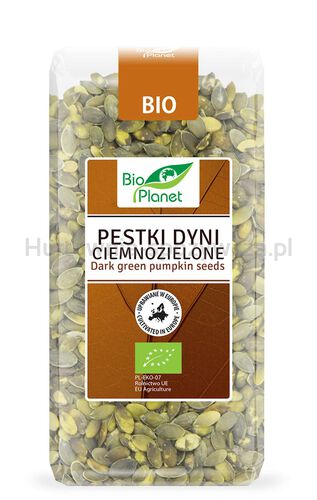 Bio Planet Pestki Dyni Ciemnozielone (Uprawiane W Europie) Bio 350 G [BIO]