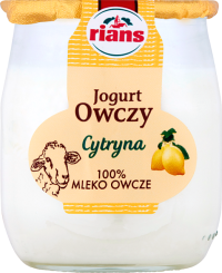 Jogurt Owczy Rians Cytrynowy 115G
