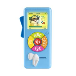 Fisher-Price „Ucz się i śmiej!” Odtwarzacz muzyczny 123 Zabawka edukacyjna dla dzieci Polska wersja językowa HRC30