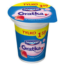 Danone Gratka Napój Mleczny O Smaku Truskawkowym 170 G