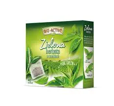 Big Active Herbata zielona Pure Green 40 Torebek