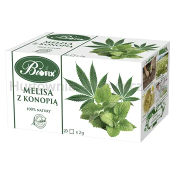Bifix Melisa Z Konopią Herbatka Ziołowa Ekspresowa 20X2G