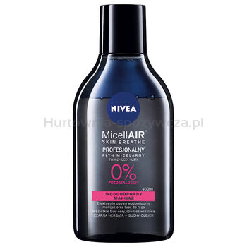 Nivea Płyn Micelarny Profesjonalny Dwufazowy Makijaż Wodoodporny 400Ml