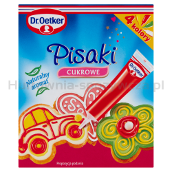 Dr.Oetker Pisaki Cukrowe 76 G (4 Tubki)