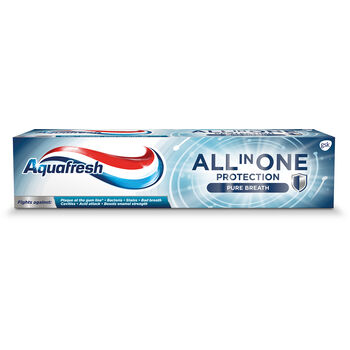 Aquafresh Pasta Do Zębów All In One Protection Pure Breath Odświeżająca Z Fluorem 100 Ml