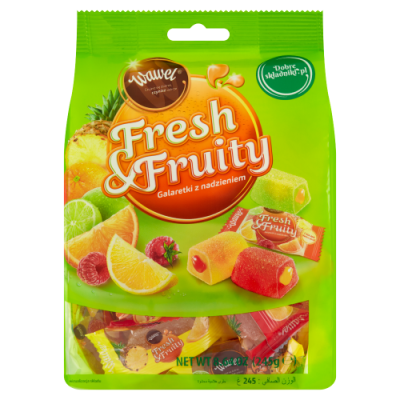 Wawel Galaretki Fresh &Amp Fruity 245G