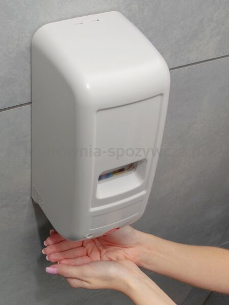 Dozownik do mydła, płynu oraz żelu do dezynfekcji OFFICE PRODUCTS, automatyczny, 1l, biały - 7