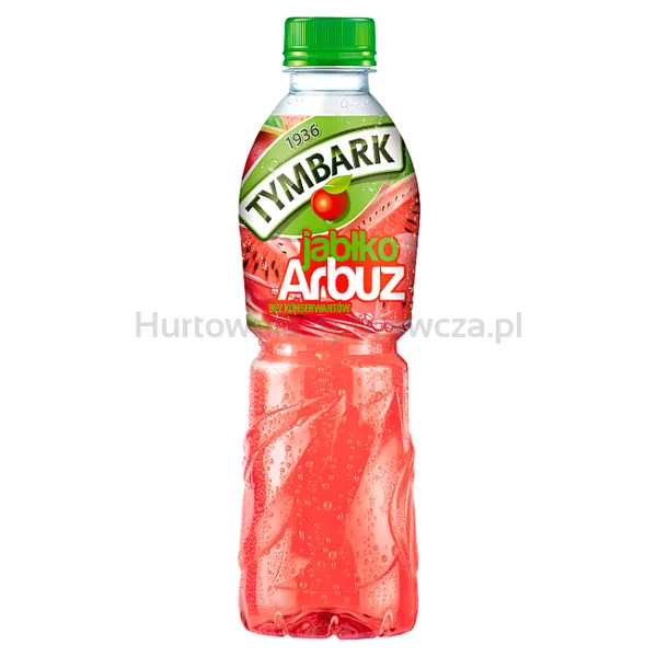 Tymbark Napój Jabłko Arbuz 500 Ml (w tym +0,50 zł/szt. zwrotnej kaucji)
