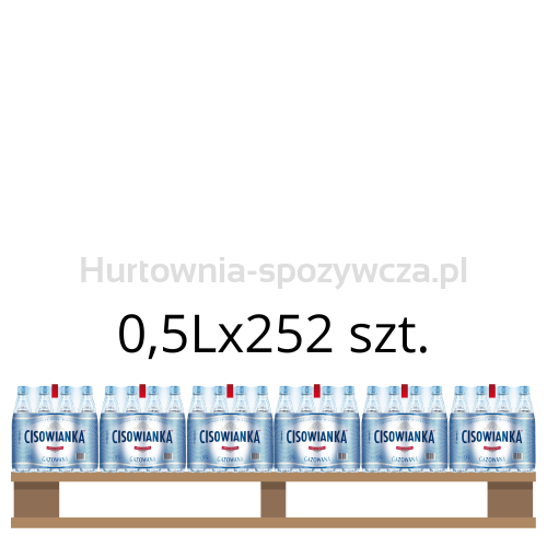 Woda Cisowianka Gazowana 500Mlx252 szt. (Warstwa)