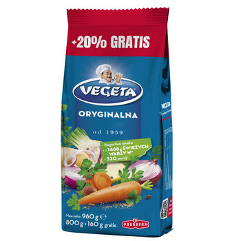 Vegeta 800g +20% Gratis