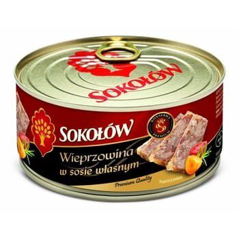 Wieprzowina W Sosie Własnym Premium 300G Sokołów