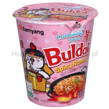 Samyang Danie Buldak Ramen Hot Kurczak Carbonara CUP 80g 