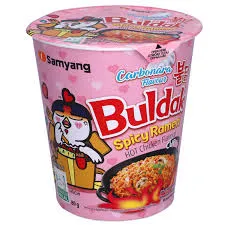 Samyang Danie Buldak Ramen Hot Kurczak Carbonara CUP 80g 