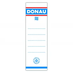 Donau Etykiety wsuwane do segregatora 48x153mm, dwustronne, 20szt.