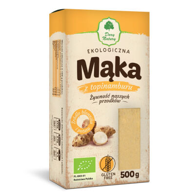 Mąka Z Topinamburu Bezglutenowa Bio 500 G - Dary Natury [BIO]