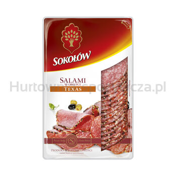 Sokołów Salami Texas Plastry 100 G