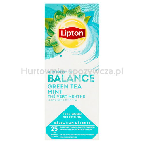 Lipton Herbata Classic Green Tea Mint 25 Kopert X1,6G