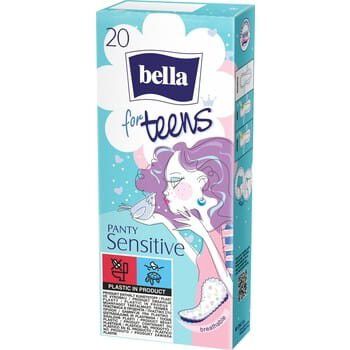 Bella Wkładki Ultracienkie For Teens Sensitive 20 Sztuk