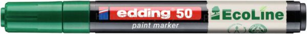 Marker olejowy na bazie wody e-50 EDDING EcoLine, 2-3mm, zielony - 2