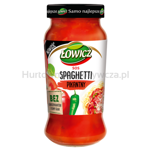 Łowicz Sos Spaghetti Pikantny 500 G