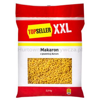 Topseller Xxl Makaron Kolanka Z Pszenicą Durum 2,5 Kg